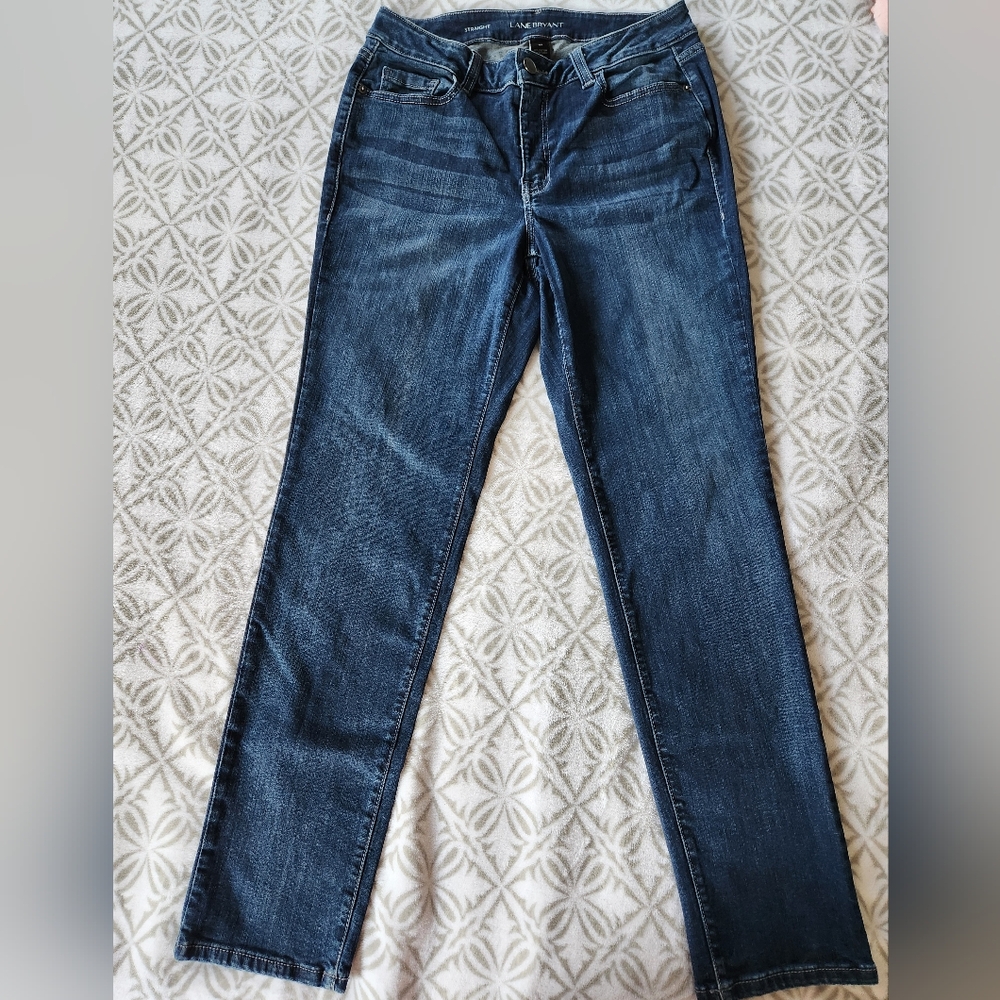 Plus Sized Straight Lane Bryant Jeans